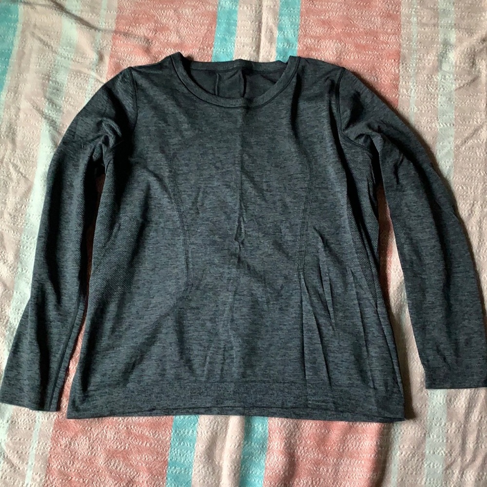 Relaxed swiftly in marled grey, size 10